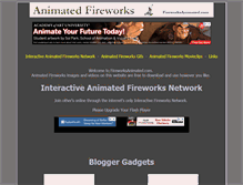 Tablet Screenshot of fireworksanimated.com
